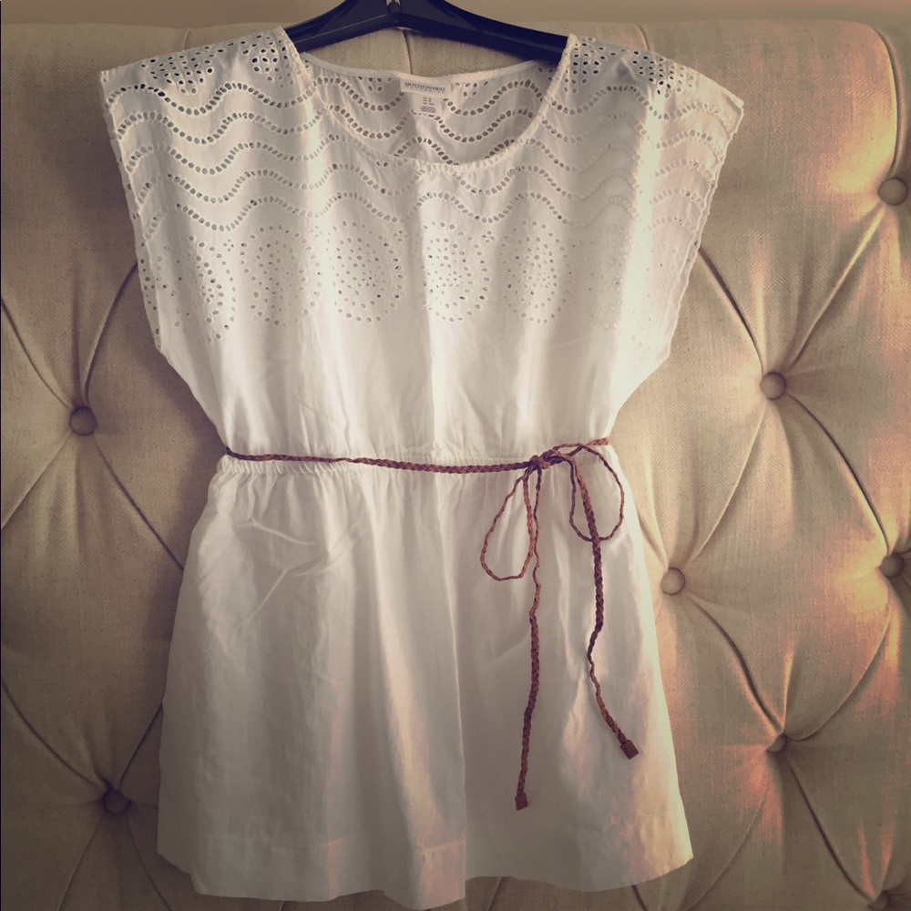 Motherhood Maternity eyelet top